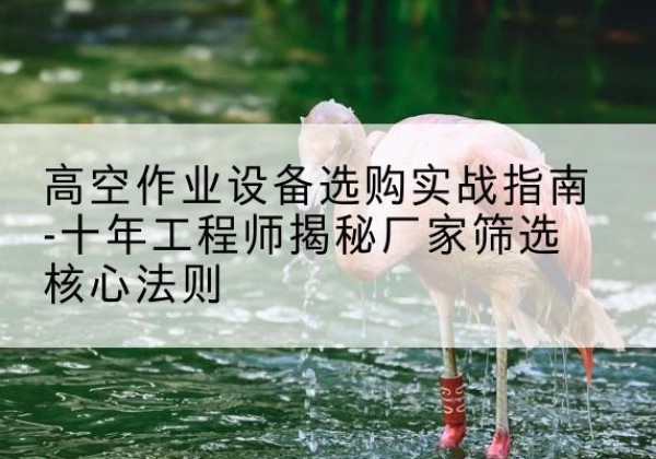 西峰剪叉式升降机厂家-高空作业设备选购实战指南-十年工程师揭秘厂家筛选核心法则